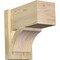 Ekena Millwork Thorton Block Rough Sawn Outlooker, Douglas Fir, 8"W x 14"D x 14"H OUT08X14X14THR05RDF - alternate 1